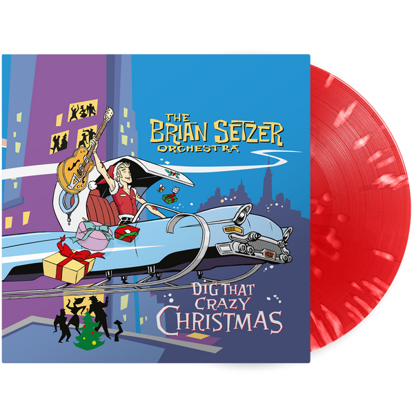 The Brian Setzer Orchestra-Dig That Crazy Christmas (Red/White Splatter) Vinyl-Mascot Label Group